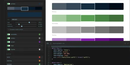 GenCSS main application interface