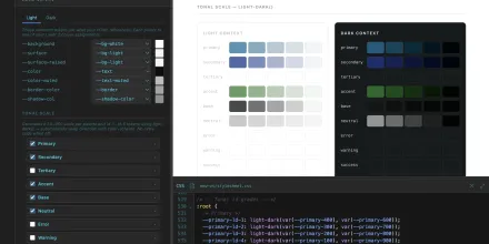 Auto light/dark colour scheme settings